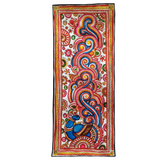Peacock's Mandala Serenade Leather Art